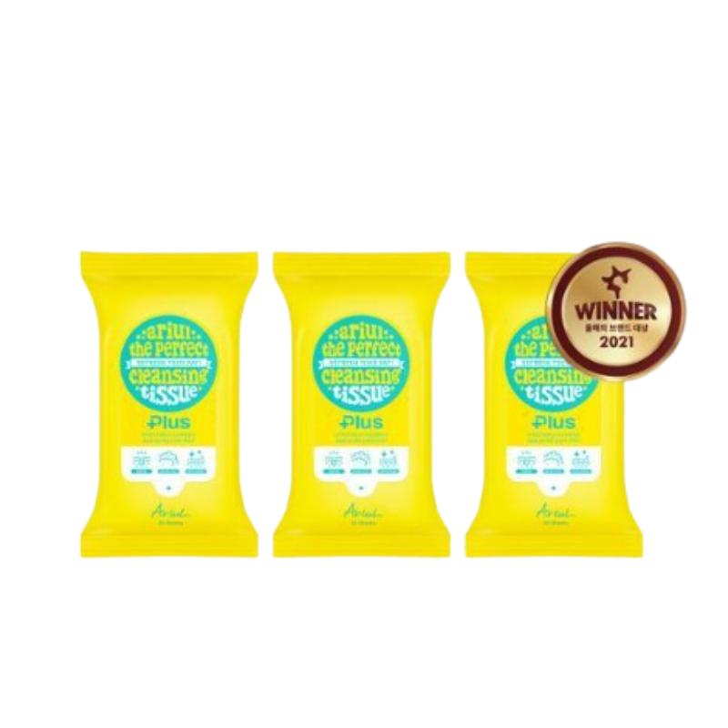 

ARIUL Идеальные очищающие салфетки Плюс Тройной набор (20 листов x 3 упаковки)