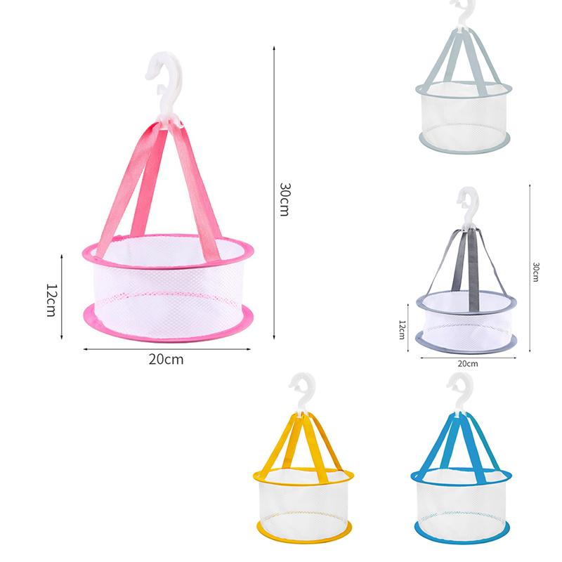 Makeup Brush Easy To Dry Windproof Fall-Proof Hook Rack Basket Drying Net Bag