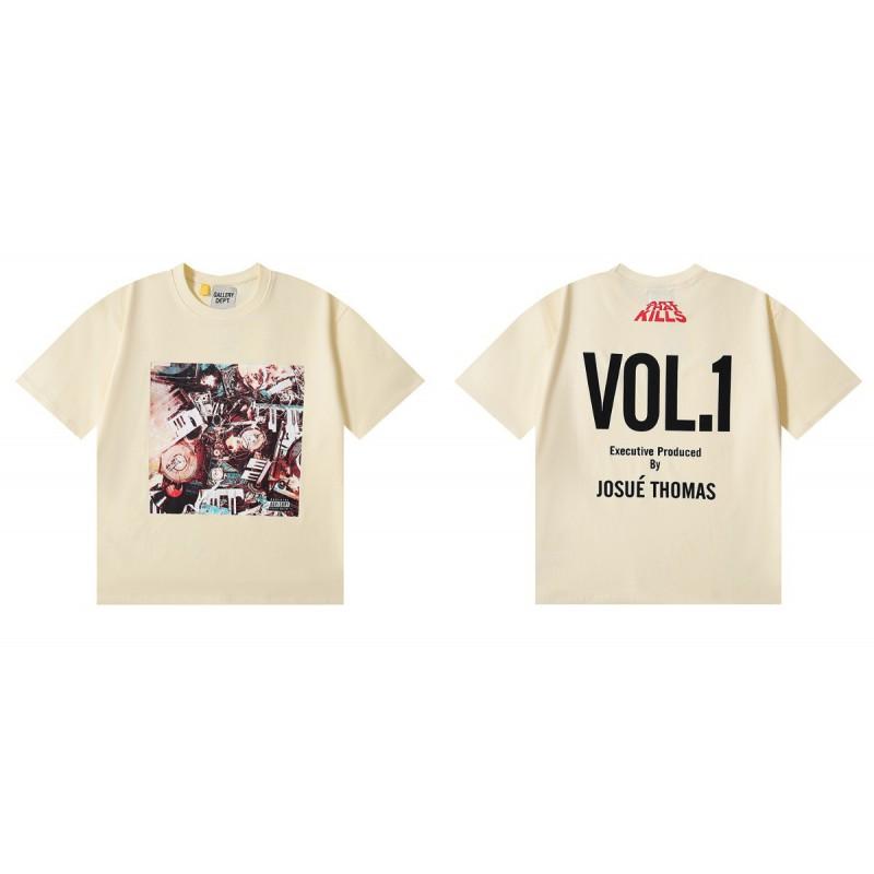 Premium Cotton Graphic Tee Streetwear Oversized Short Sleeve T-Shirt Men Loose Fit Letter Print Washed Vintage Style