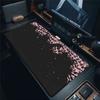 Mauspad Gaming Grüne Blume Gras Ästhetik Mauspads XXL Tastatur Erweiterte Fläche Sakura Teppich Großes Gummi-PC Anime Mauspad