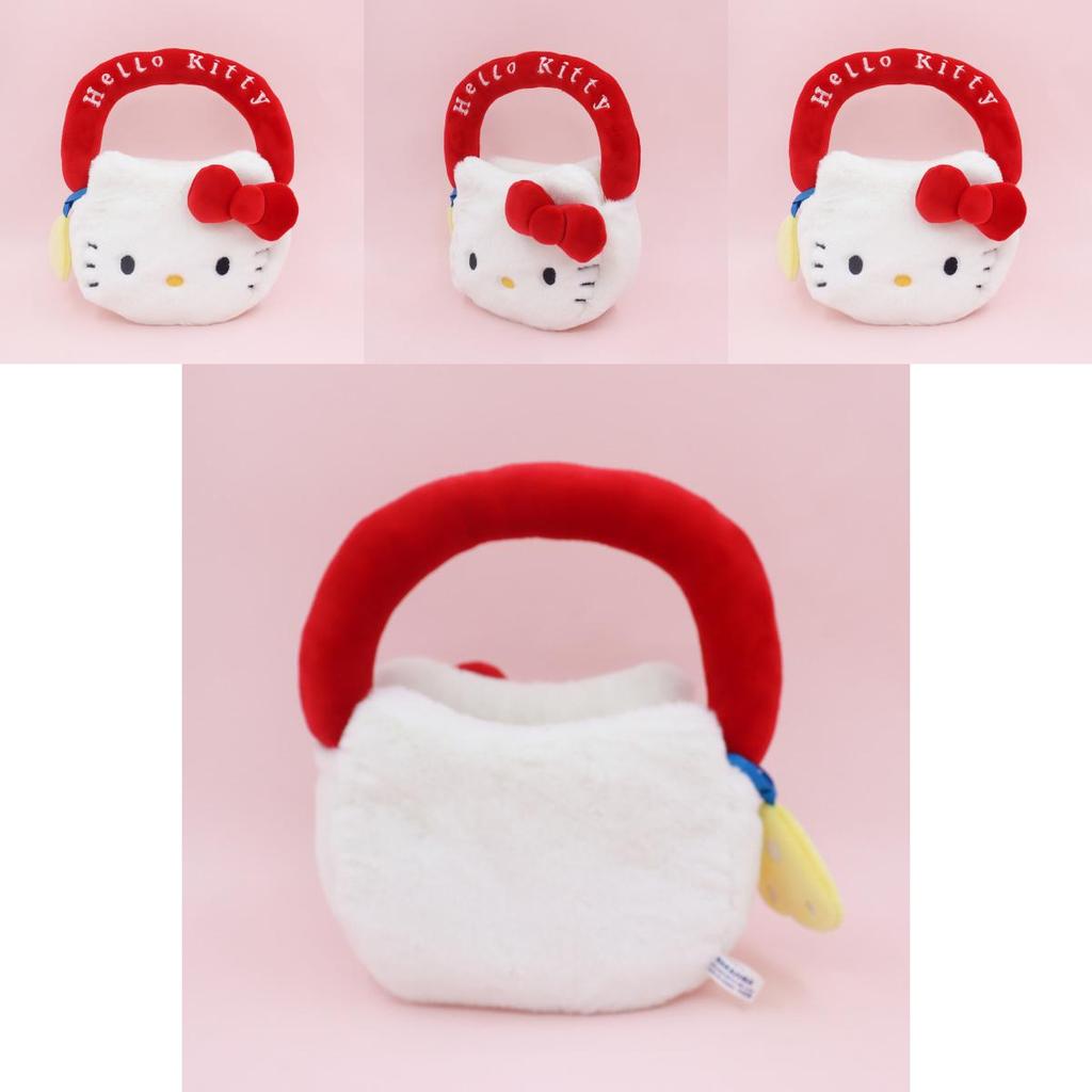 Cuter Hello Kitty Plush Handbag With Soft Short Pile For Girls And Collectors