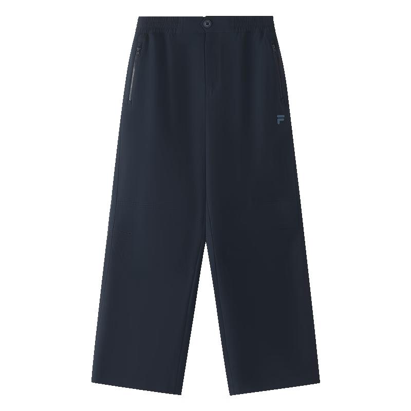 Мужские повседневные свободные прямые тканые брюки FILA FUSION L