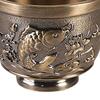 Yousheng Teacup Anti-slip Compact Size Zinc Alloy Aesthetic Relief Pattern Liquor Cup for Banquet