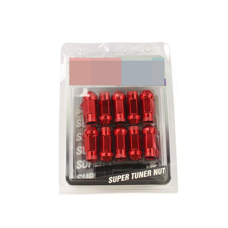 Car Modification Screws Wheel Hub Nuts Hexagonal Lightweight Racing Tire Nuts M12x1.5 M12x1.25 Wheel Hub Screws