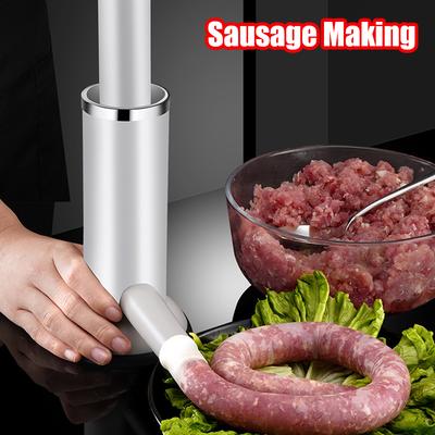 Manual Sausage Stuffing Machine Sausage Syringe Sausage Meatball Filler Injector Tools Meatball Maker Homemade Sausage Tool