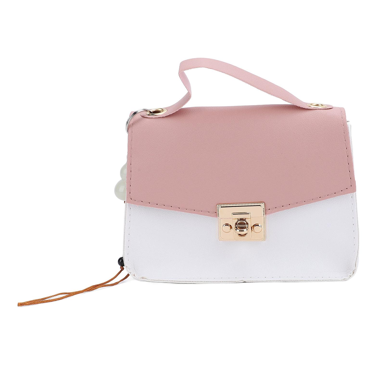 Женская сумка через плечо сумка с верхней ручкой милая сумочка устойчивая к царапинам с дизайном цветовых блоков вместительная 990₽