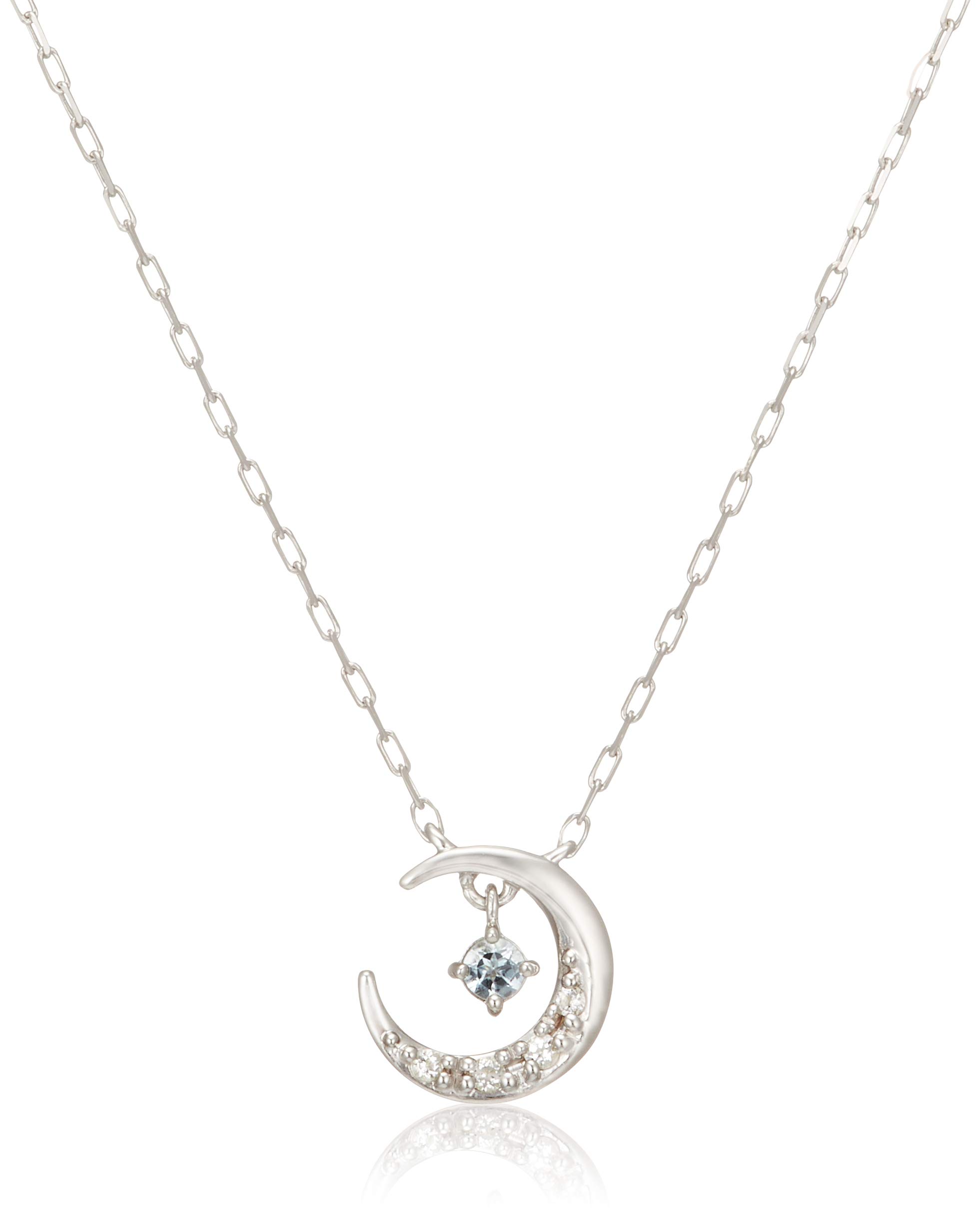 

K10 White Gold Necklace [Yondo Sea] 4℃ 11174-612-3208-00-00 Women s