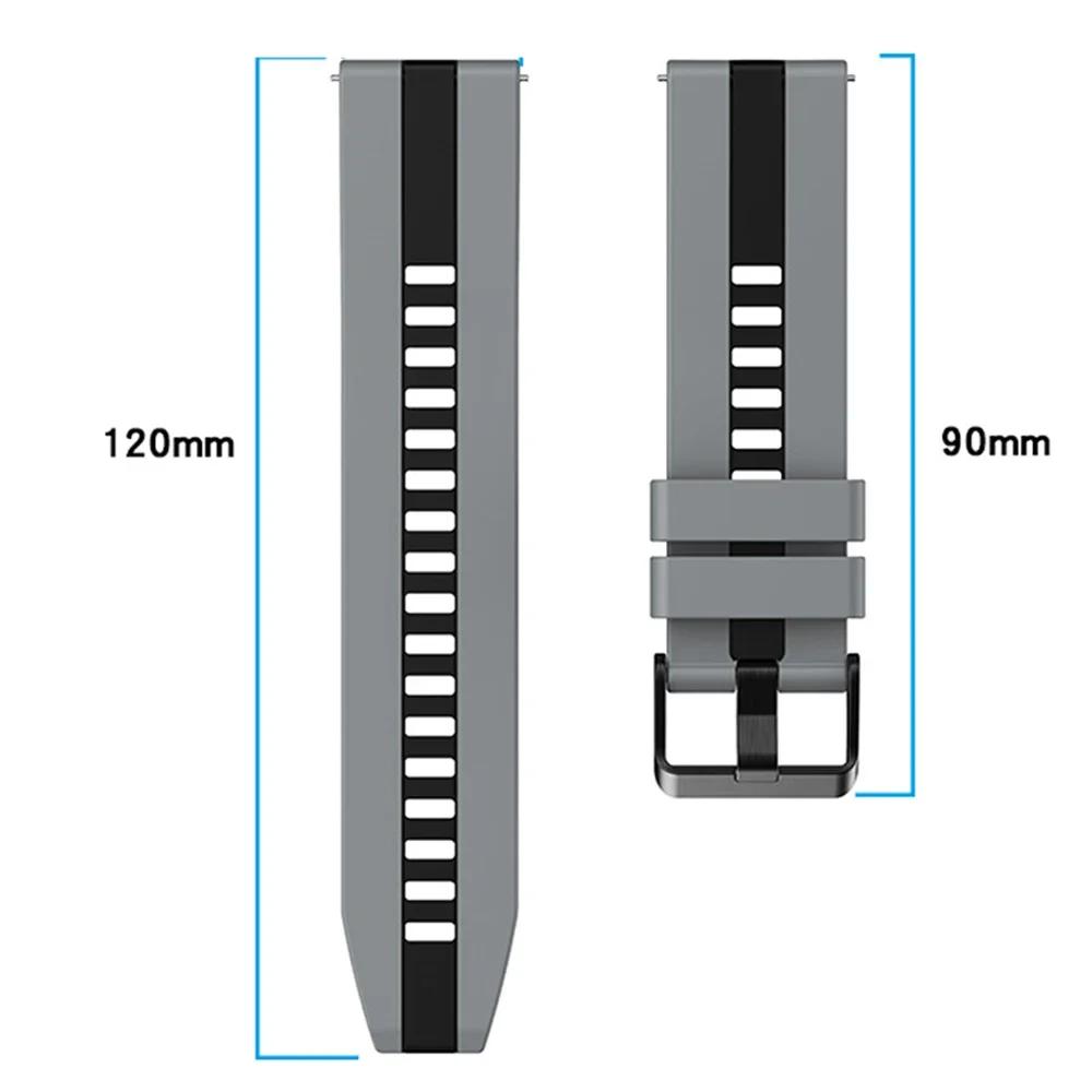 22mm 20mm Silikonarmband für HUAWEI WATCH GT 5 Pro 46mm Band GT5 GT 4 3 42mm HONOR Magic Watch 4 GS Pro ES Ersatzarmband