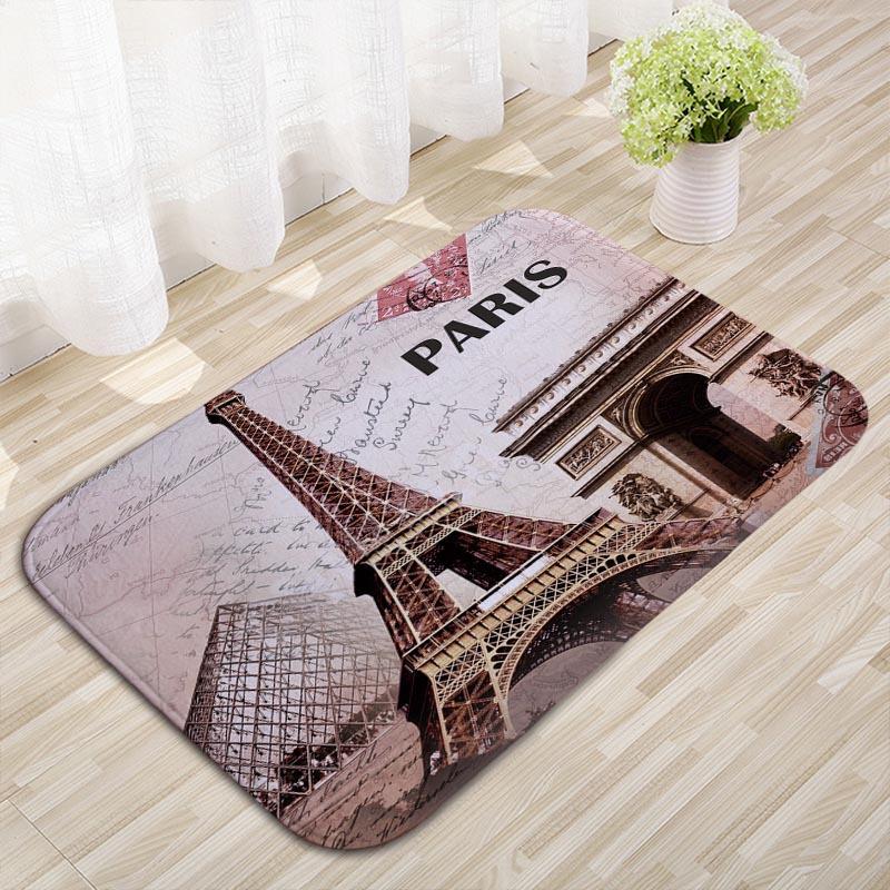 Building Tower Kitchen Floor Mat Bedroom Non-slip Carpet Household Door Mat Entry Floor