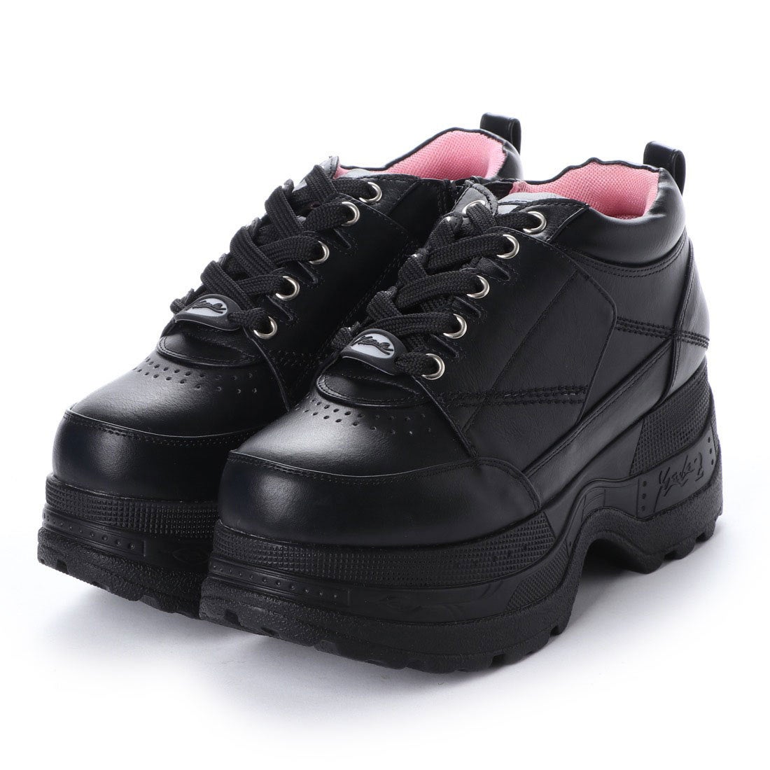 ПРЕДЗАКАЗ YOSUKE YO729BW15071 Черные Платформенные Кроссовки Японский Готический Массивный Обувь 25cm