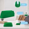 Portable Green Desktop Upright Notebook And Mobile Book Holder For Study