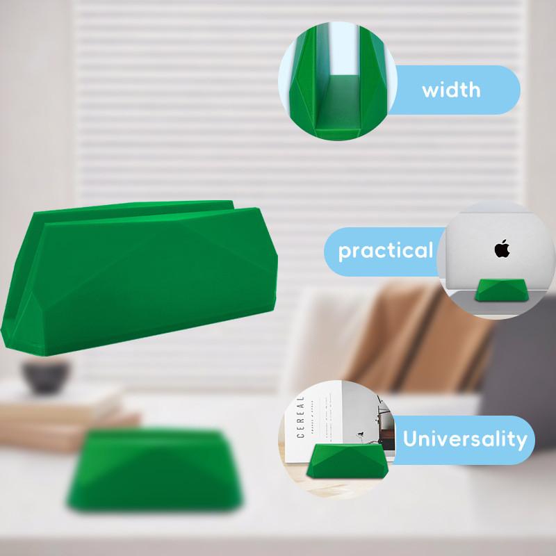 Portable Green Desktop Upright Notebook And Mobile Book Holder For Study