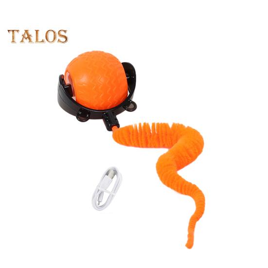 

Интерактивная игрушка для кошек, катящийся мяч, активируемый сенсорным движением, с 3 режимами, перезаряжаемый через USB, автоматически движущийся мяч, игрушка для кошек в помещении и на улице оранжевый