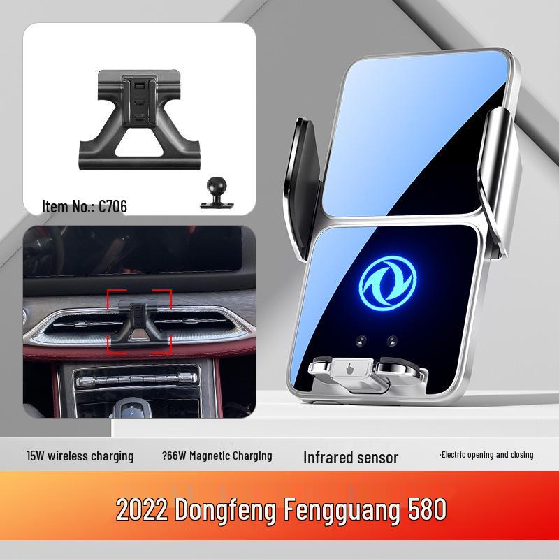 Dongfeng Fengguang & Fengshen Series Car Phone Holder for 580/500/380/E3/AX7 Pro/Yixuan MAX/GS Models.