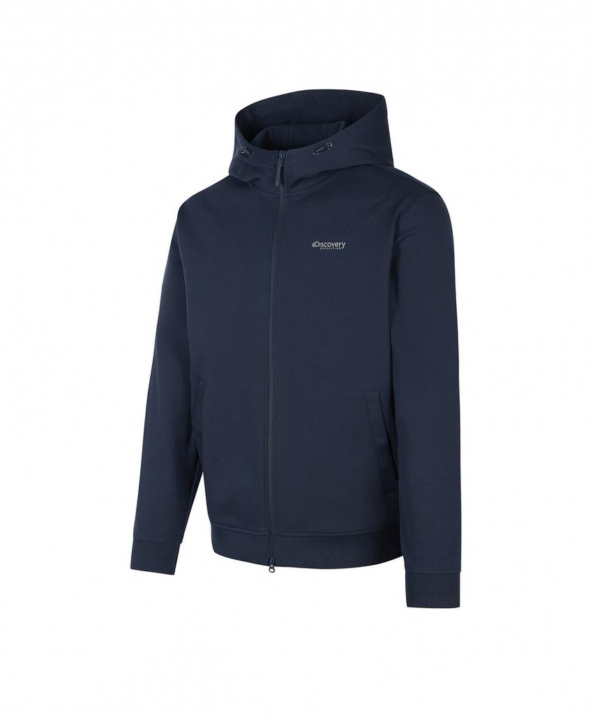 Discovery Expedition Men'S Tech Knit Training Hooded Jacket (D/Navy)