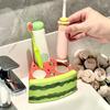 Cartoon Toothpaste Storage Rack Ceramic Bathroom Organizer Electric Toothbrush Stand Home Decor