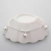 Simple Jewelry Fashion Bells Bead Silver Plated Chain Ankle Bracelet Foot Anklet