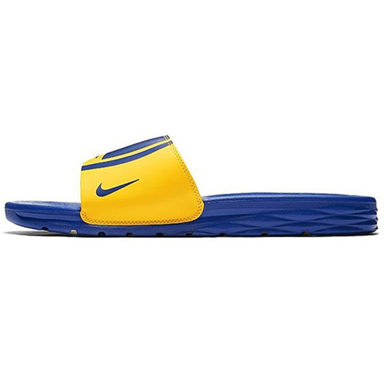 

Сандалии унисекс Nike NBA x Benassi Warriors Желтый Amarillo Rush-Blue-Rush-Blue 917551-701