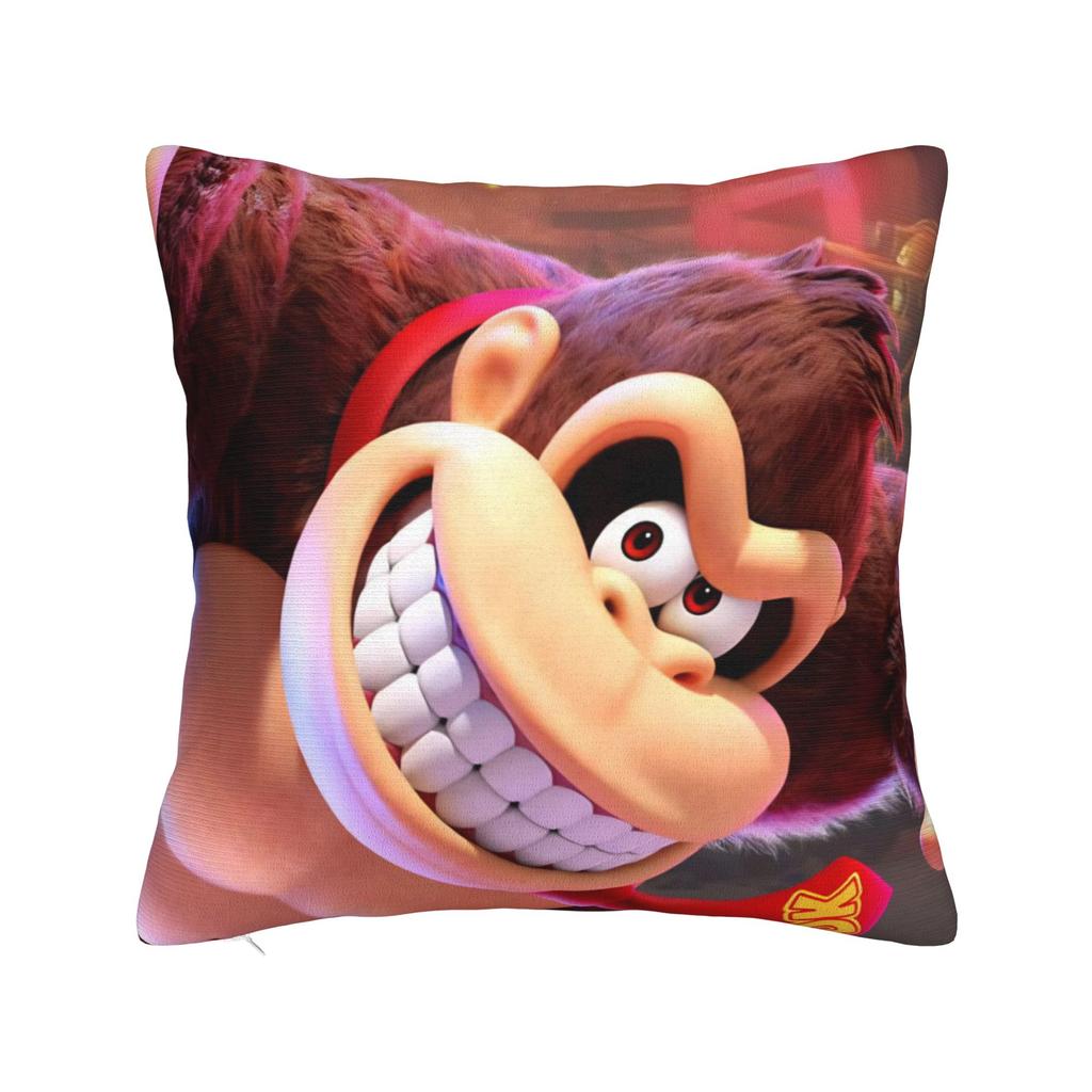 Decorative Pillowcases Donkey Kongs Bananza Games Merch Home  Throw Pillow Case Cover Drop Shipping Multiple Sizes