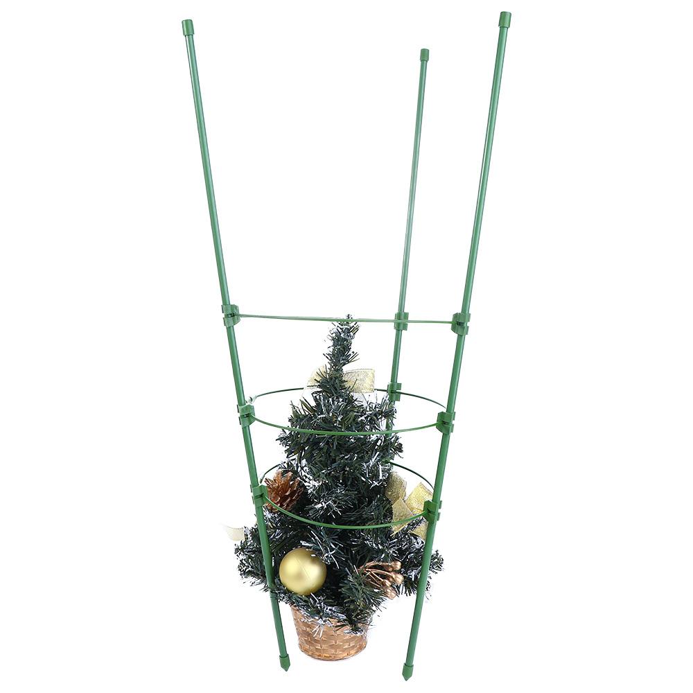 Rings Green Durable Tomato Cage Decorative Trellis Bracket Climbing Vine Rack Potted Support Frame