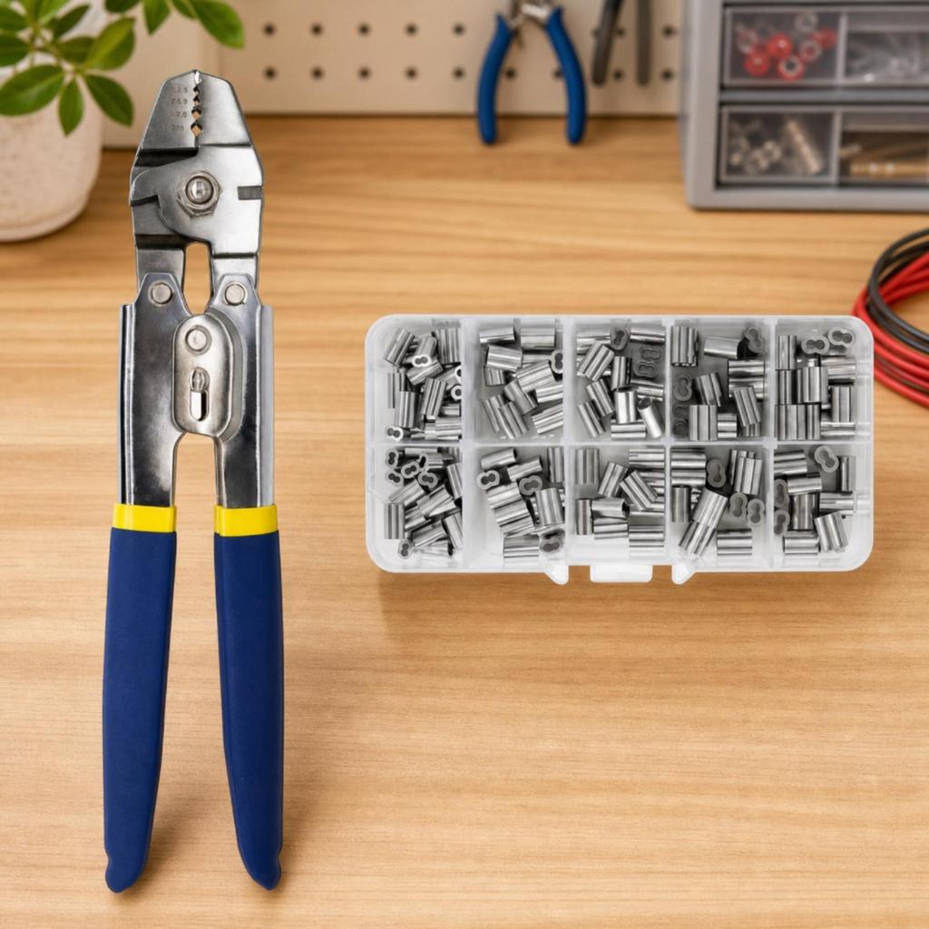 Wire-Rope Crimping Heavy-Duty with Guarded Handles