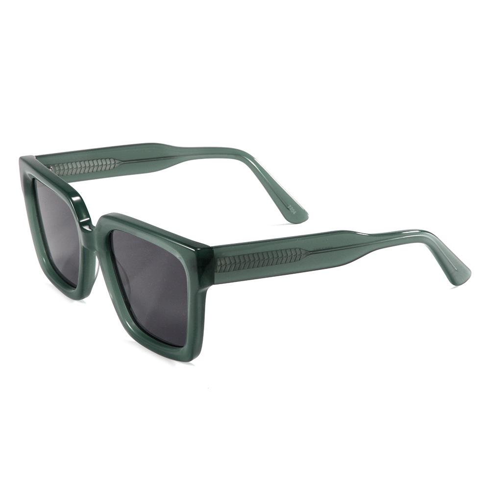 

European & American Trendy CR39 Sunglasses: Large Frame, High-End Handmade Design