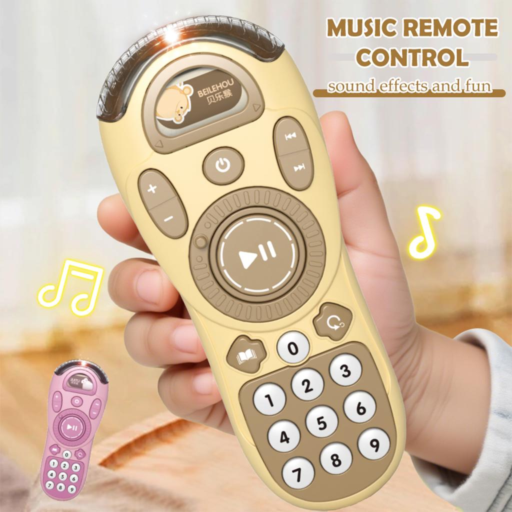 Remote Control Phone Toys for Kid, Smartphone Toy with Music Light and Sound Effect Early Learning Gifts for Boys and Girls