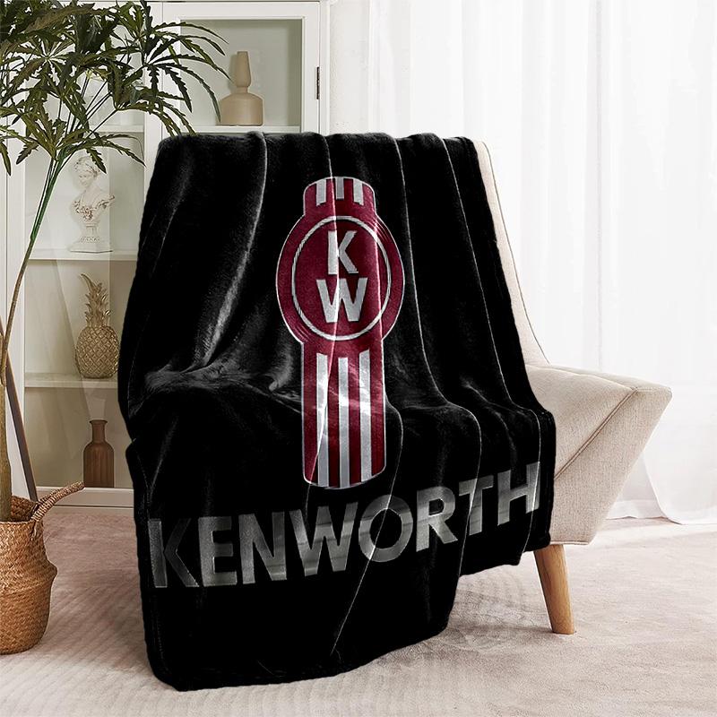 1pc Blanket - Kenworth LOGO Print Design, Lightweight Blanket for Sofa, Bed- Soft &Warm, Gift for All Seasons