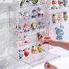 1PC Transparent Ladder Handmade Anime Car Model Blind Box Three Layer Dustproof Storage Box Jewelry Sorting Box  Acrylic Display