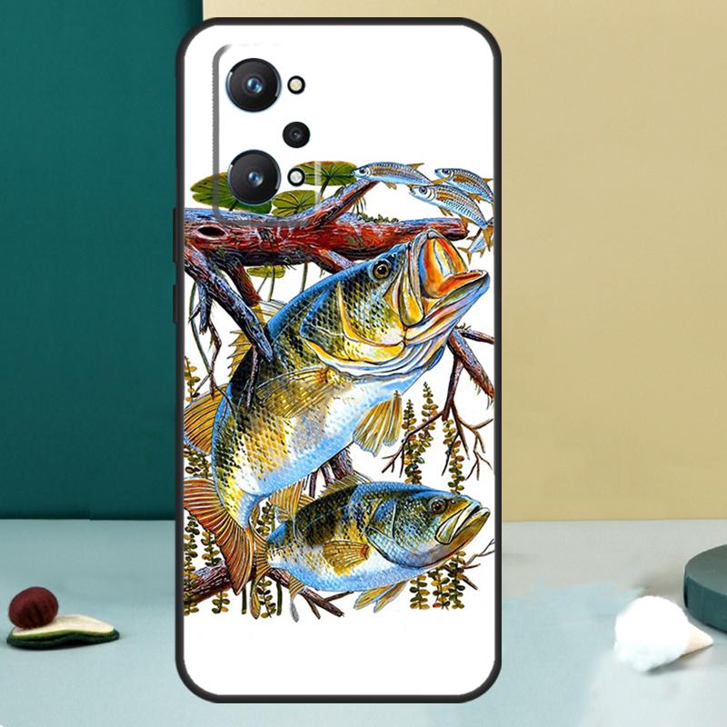 Bass Fishing For Realme GT 6T 5 6 GT 7 Pro C67 C75 C61 C55 C53 C51 C21Y C25S 10 11 12 13 14 Pro Plus Case
