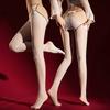 Fashion Rear Decorate Women'S Pantyhose High Elastic Oil Shiny Sheer Tights Sexy Stocking Panties 2 In 1 Woman Pantyhose