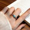Adjustable Opening Ethnic Style Ring Hollow Pattern Irregular Opening Ring Popular Jewelry