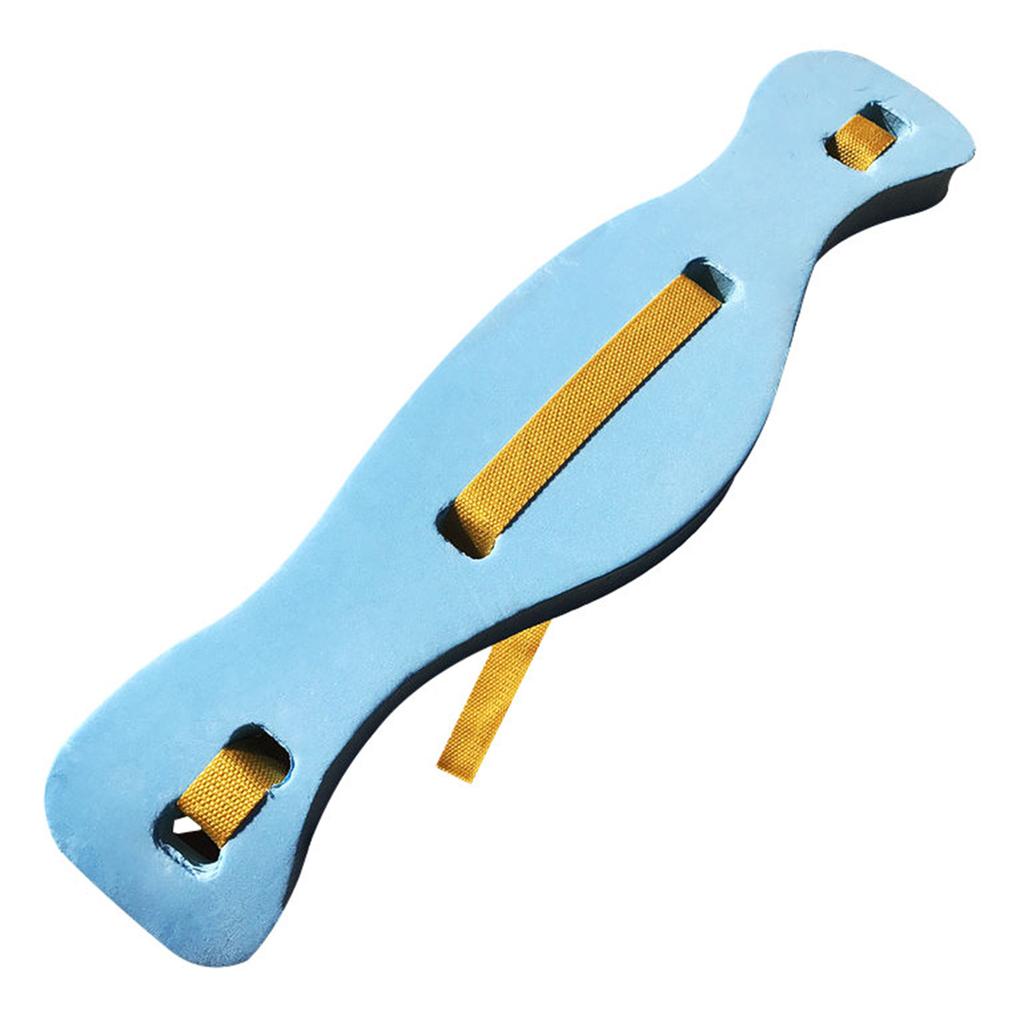 Fish-shaped Swimming Floating Board with Adjustable Nylon Straps Waist Thicken Harden Swimming Board Water Buoyancy Belt