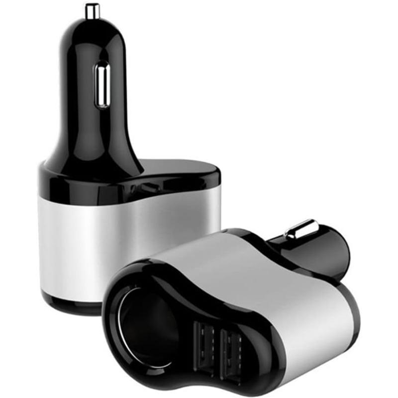 Autoladegerät Zigarettenanzünderbuchse Adapter Splitter Stromversorgung 2 X USB