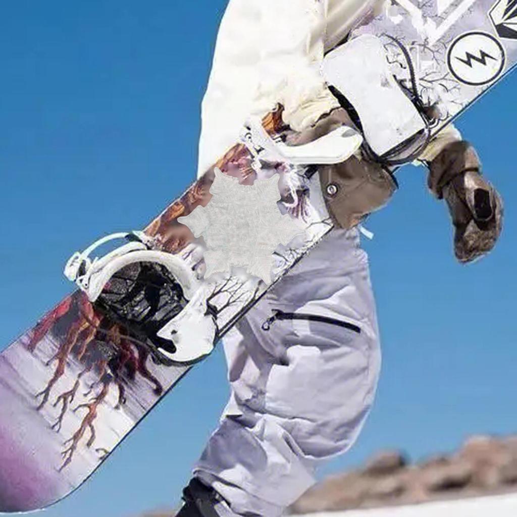 Almofada de Stomp para Snowboard Substituição Antiderrapante Pegada para Snowboard Almofada de Stomp para Inverno Homens Mulheres Atividades ao Ar Livre Iniciante Esqui