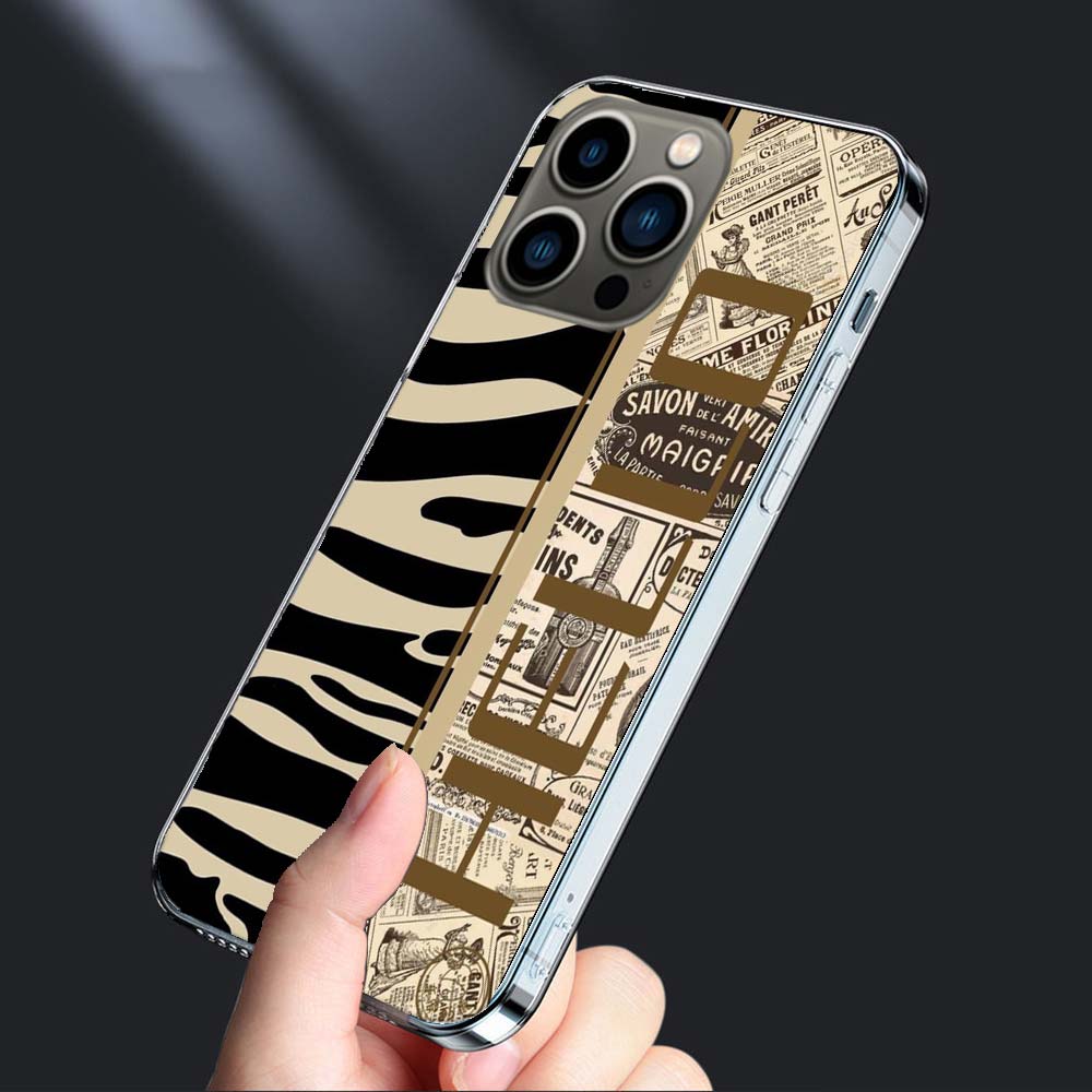 Leopard Print Pink Phone Case For Iphone 16E 15 Pro 14 Plus 17E 16 17 Pro Max Air 11 12 13 Mini Shockproof Capa Cute Cover TP