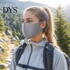 Comfortable Summer Face Guard Soft Ice Silk Guard, Half Sun Protection Neck Cover, Breathable Holes And Clavicle Shield with Elastic Ear Loop