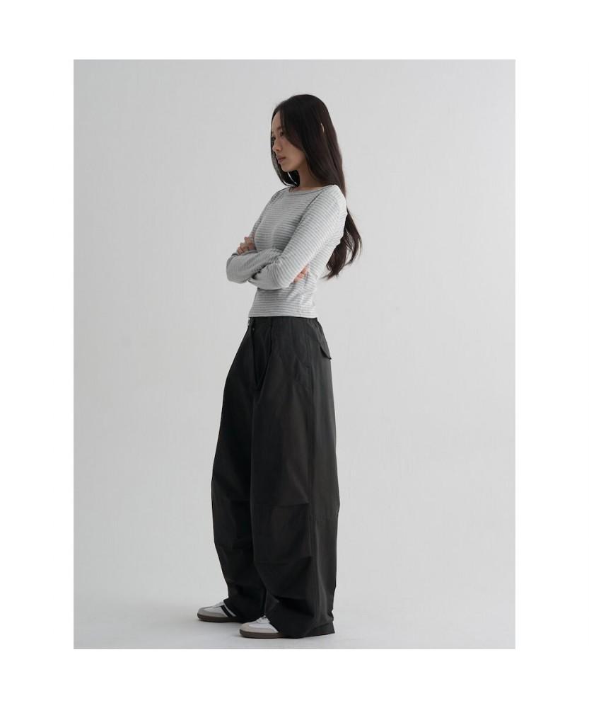 8seconds Balloon Fit Wide Pants Black