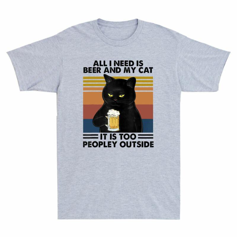 All Is Outside Lover And Tshirt Need Cat My Funny Beer I Peopley It Too Cat Is