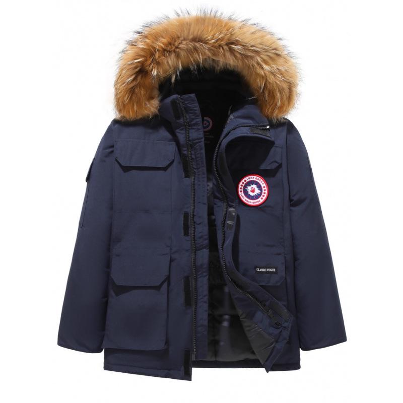 Unisex Extreme Cold Expedition Goose Down Parka - Winter Thickened Plus Size Coat