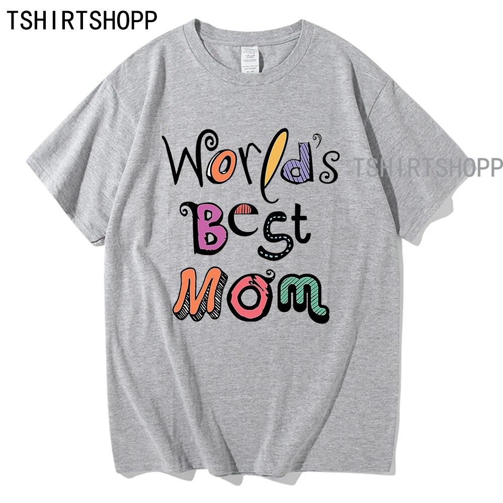 Mother's Day Tshirt Kawaii Clothing High Quality Cotton Tops Women TShirts Summer Short Sleeve T Shirt  Vintage Harajuku Clothes Unisex