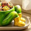 Huiswarmingscadeaus voor Tuiniers Schattige Liggende Kikker Plantenbak, Decoratieve Hars Plantenpot, Grappig Dier Tuinbeeld Container Succulenten Binnen