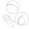 Viola Strings Replacement Full Set Stainless Steel Core Nickel Plated Ball End