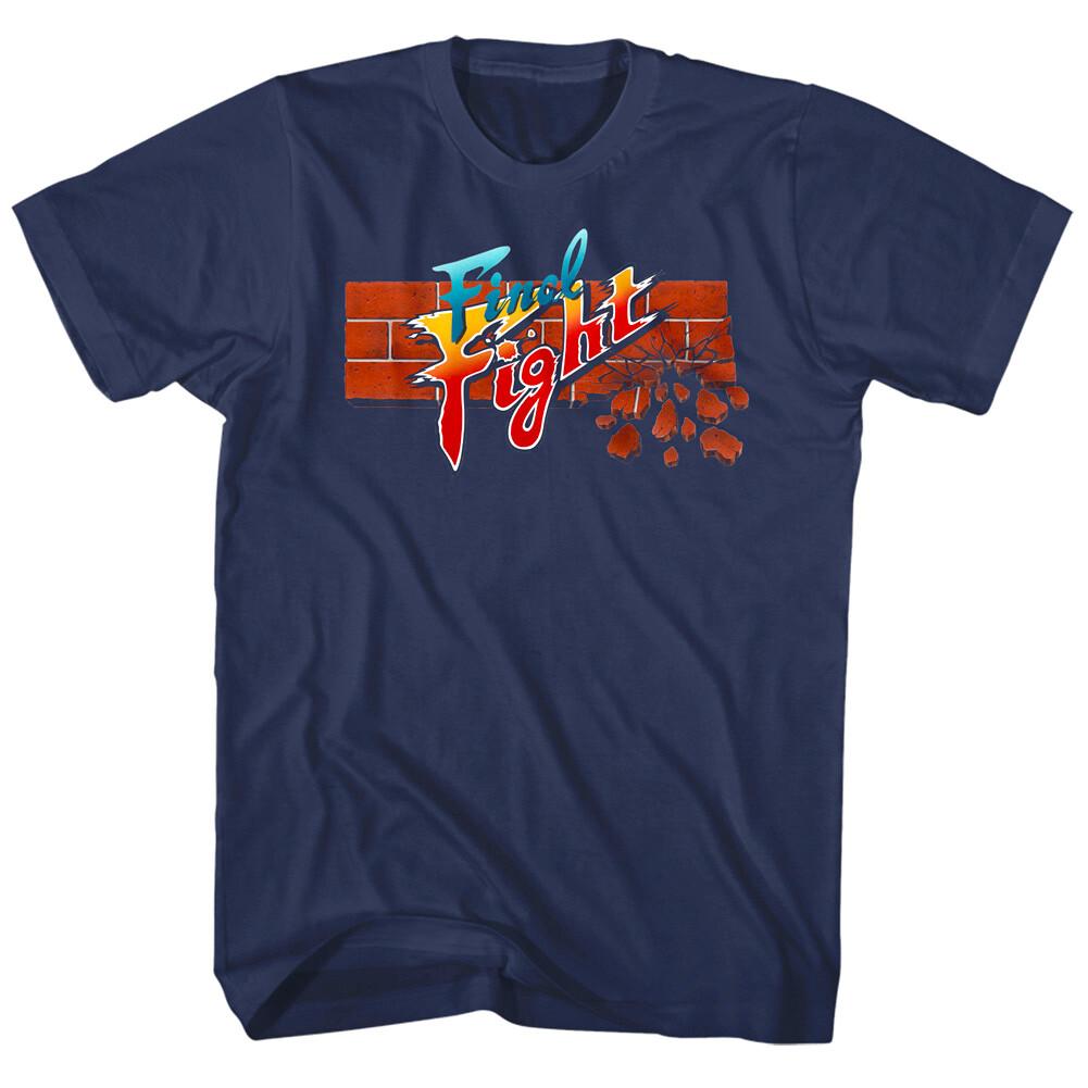 Final Fight 8Bit Logo Men T Shirt XXXL