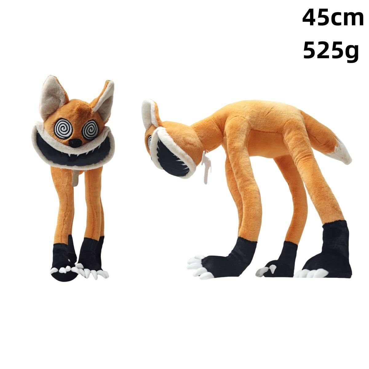 

Плюшевая кукла Ужас Фиолетовый кот Монстр Большой рот Лиса Плюшевая игрушка Кукла Уникальная Супер милая single vacuum