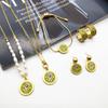 Meier Bone chain freshwater pearl pendant casualins necklace retro enamel bamboo necklace