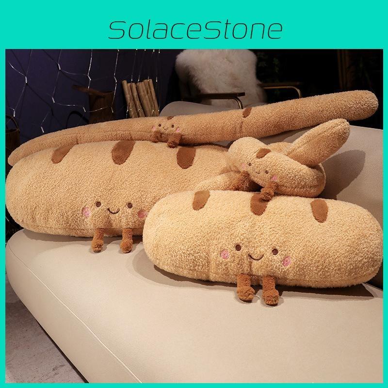 Simulated Bread Baguette Plush Toy Pillow With Pp Cotton Filling Gift For