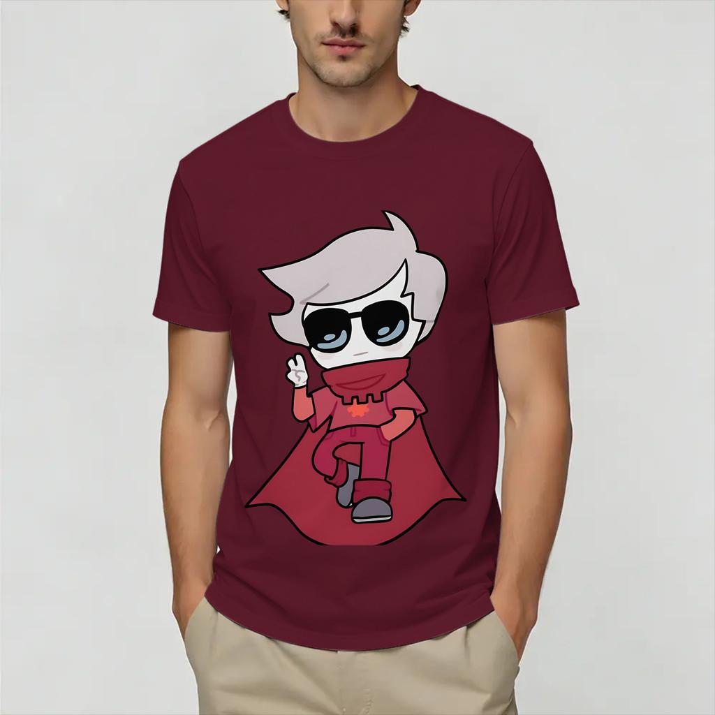Homestucks Dave Strider Pure Cotton T Shirt For Unisex Beach Funny T Shirts Round Neck Harajuku Tee Shirt Plus Size Design Tops