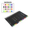0.4mm Thin Tip Fineliner Pens 24 Colors Drawing Markers Fineliner Color Pens Set  Journaling