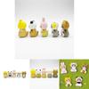 Adorable Mini Animal Figurine Set Featuring Cute Cat Bee And Bunny Models In A Blind Box